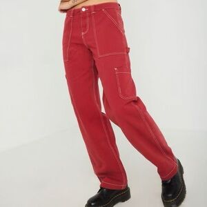Garage Dani Carpenter Pant Crimson Red